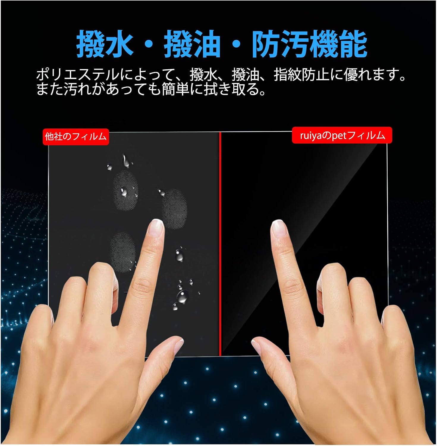 Ruiya 2023 Custom PET Film, New Model Toyota Prius 60 Series Prius 65 Series G/U Grade Car Navigation Protective Film, 8 Inch Display Film Accessories, Hydro-Antivirus Treatment, Stain Prevention, 6H,