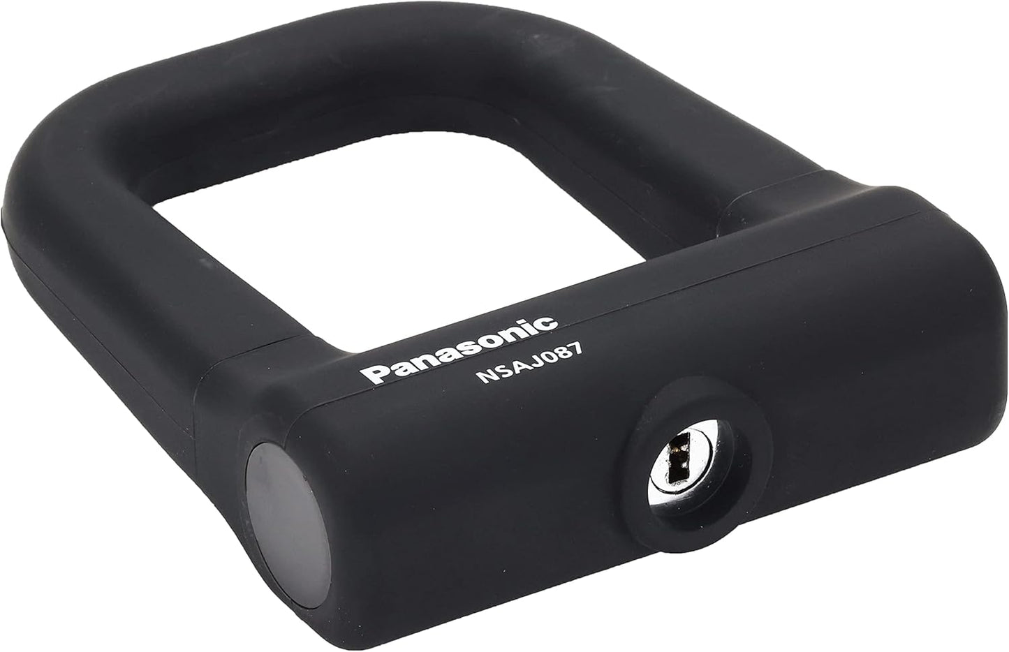 Panasonic Mini U-Lock, Silicone Cover, Double Dimple Key, Bicycle, Pink/Black, 78mm x 60mm, NSAJ087, Single/U-Lock Set