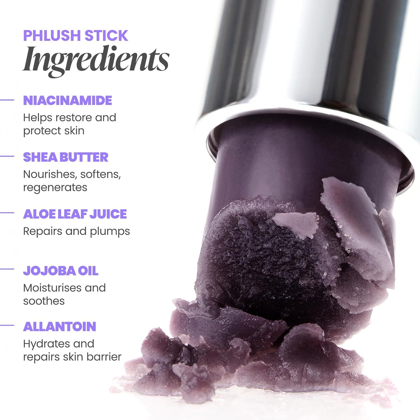 Wonderskin Colorete en barra pH-Activado - pHlush Barra multiusos, tinte cremoso para mejillas y labios, maquillaje nutritivo refrescante que ajusta el color
