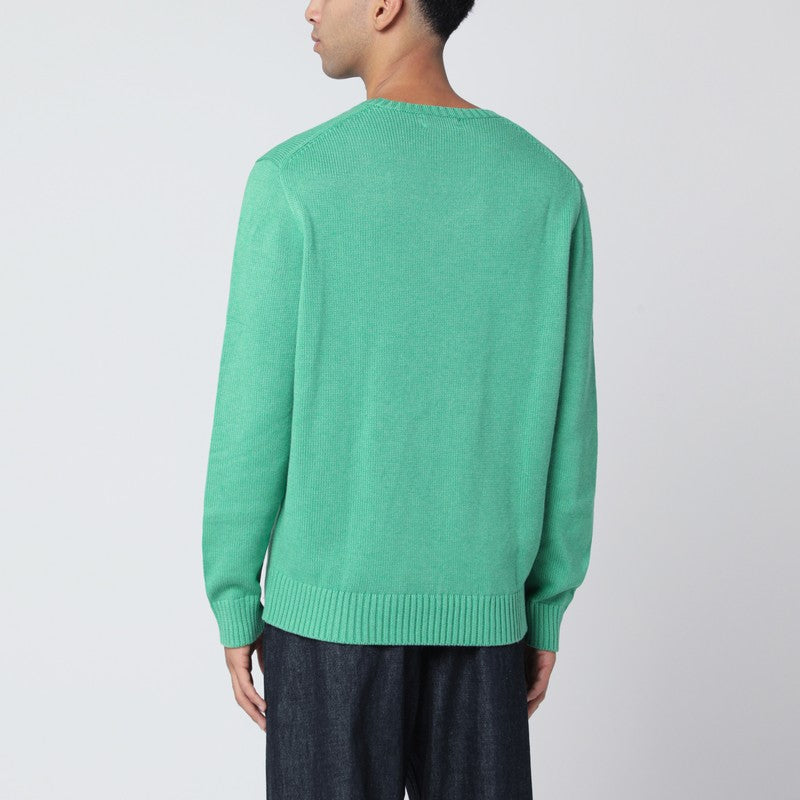 Polo ポロラルフローレングリーンコットンセーター - Image 5