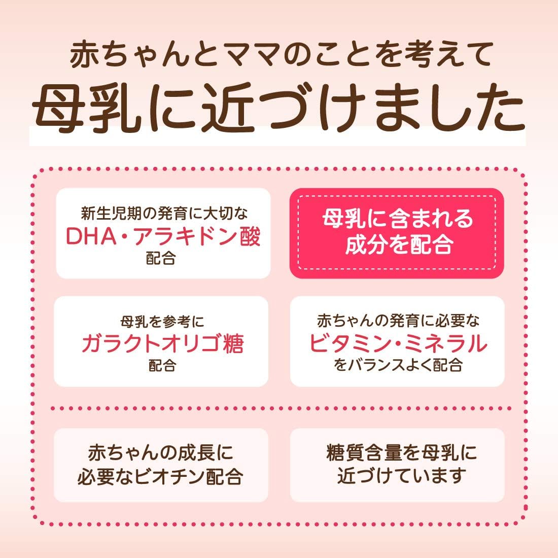 Wakodo Lebens Milk Haihai Powdered Milk [From 0 months to around 1 year] 810g×4 cans