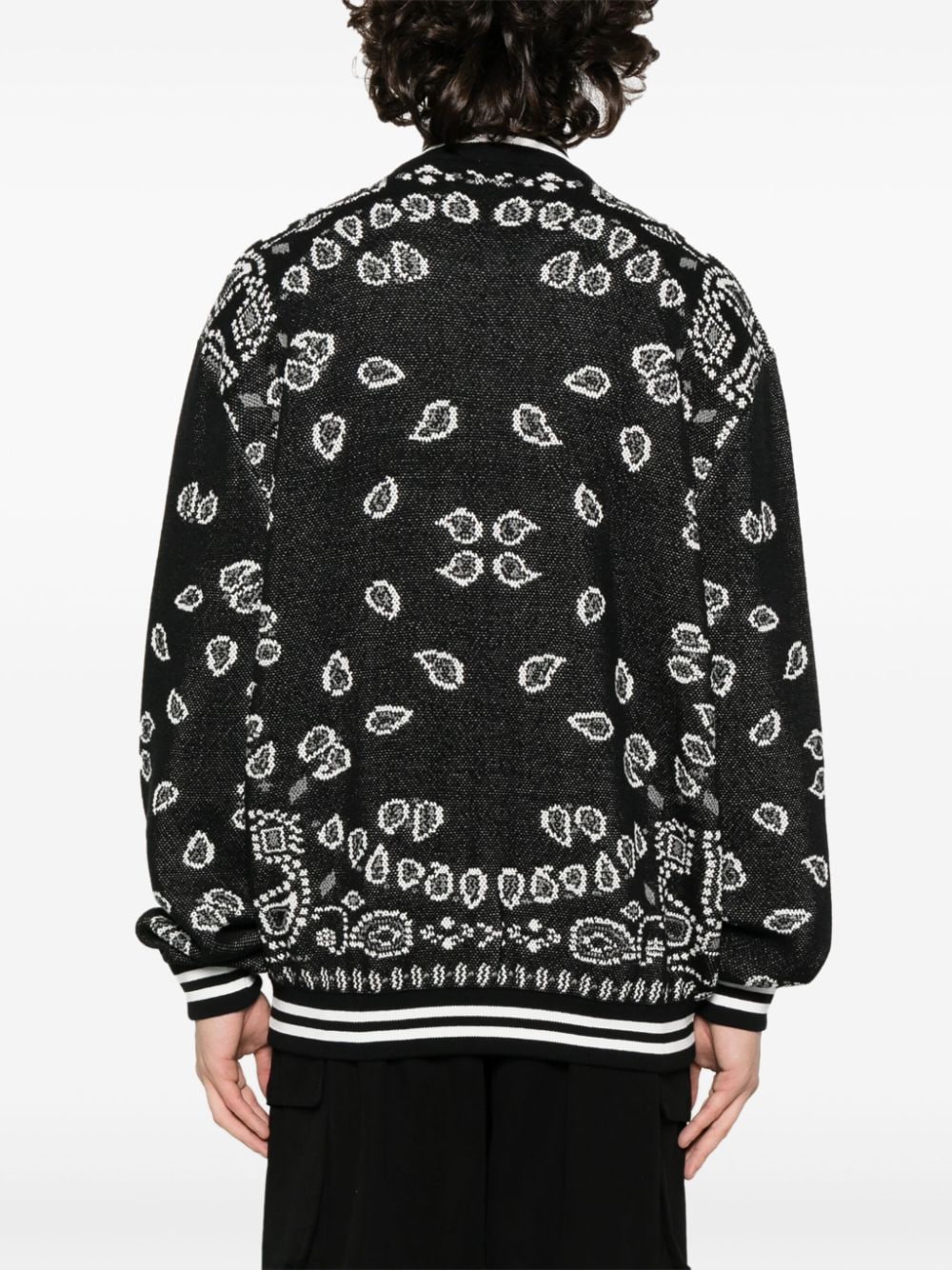 Alanui Alanui Bandana Piquet Cotton Bomberジャケット - Image 5