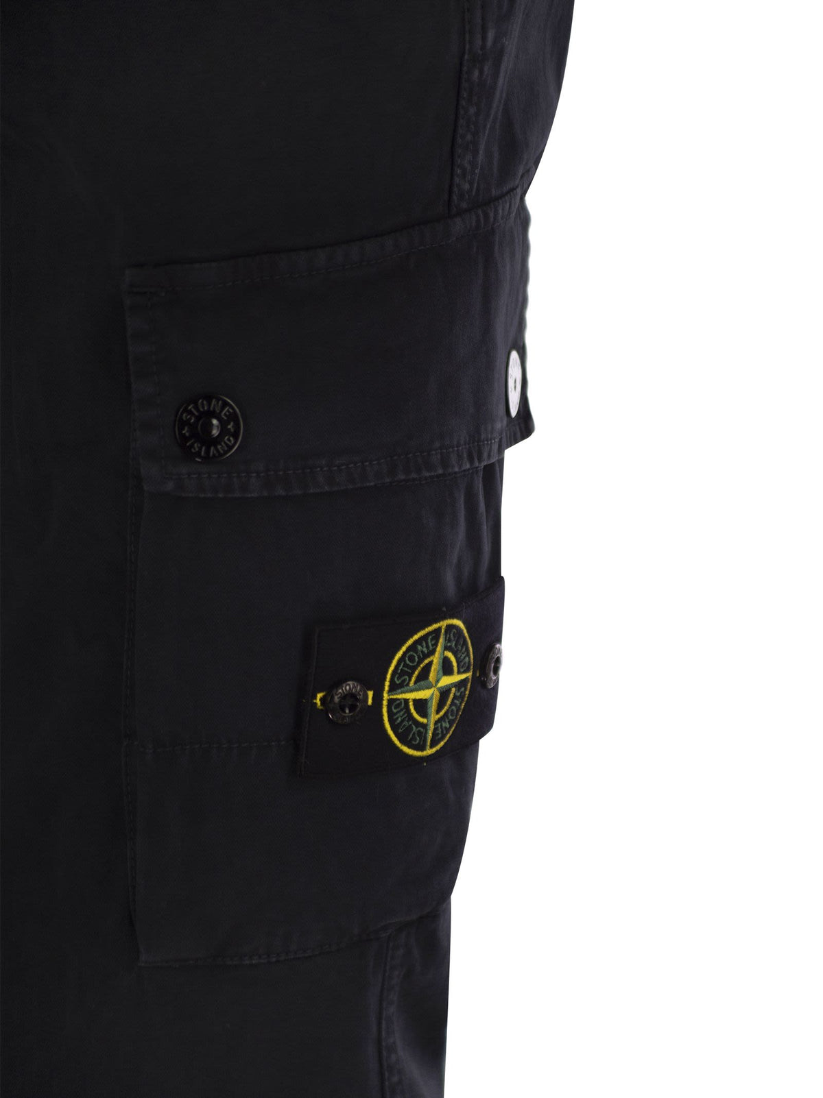 Stone Stone Island Cotton Cargo Trousers - Image 5