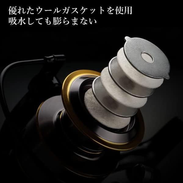 Spinning Reel, Lightweight, 3000 # Durable, Fishing Reel, Casting Fishing, Freshwater Fishing, Saltwater Fishing, Saltwater