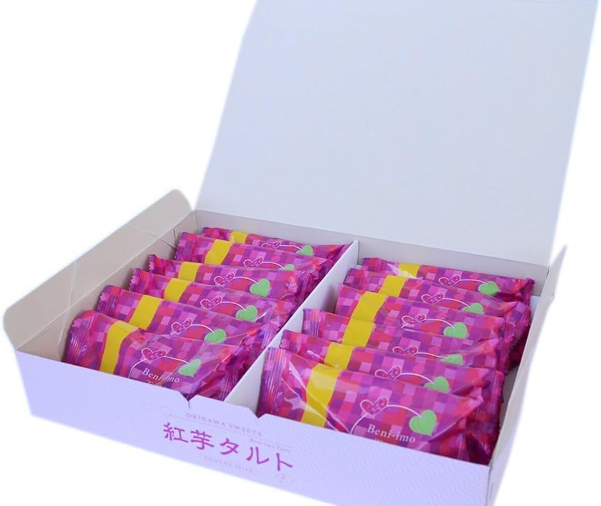 Shiroma Seika Purple Sweet Potato Tarts, 12 pieces x 1 box