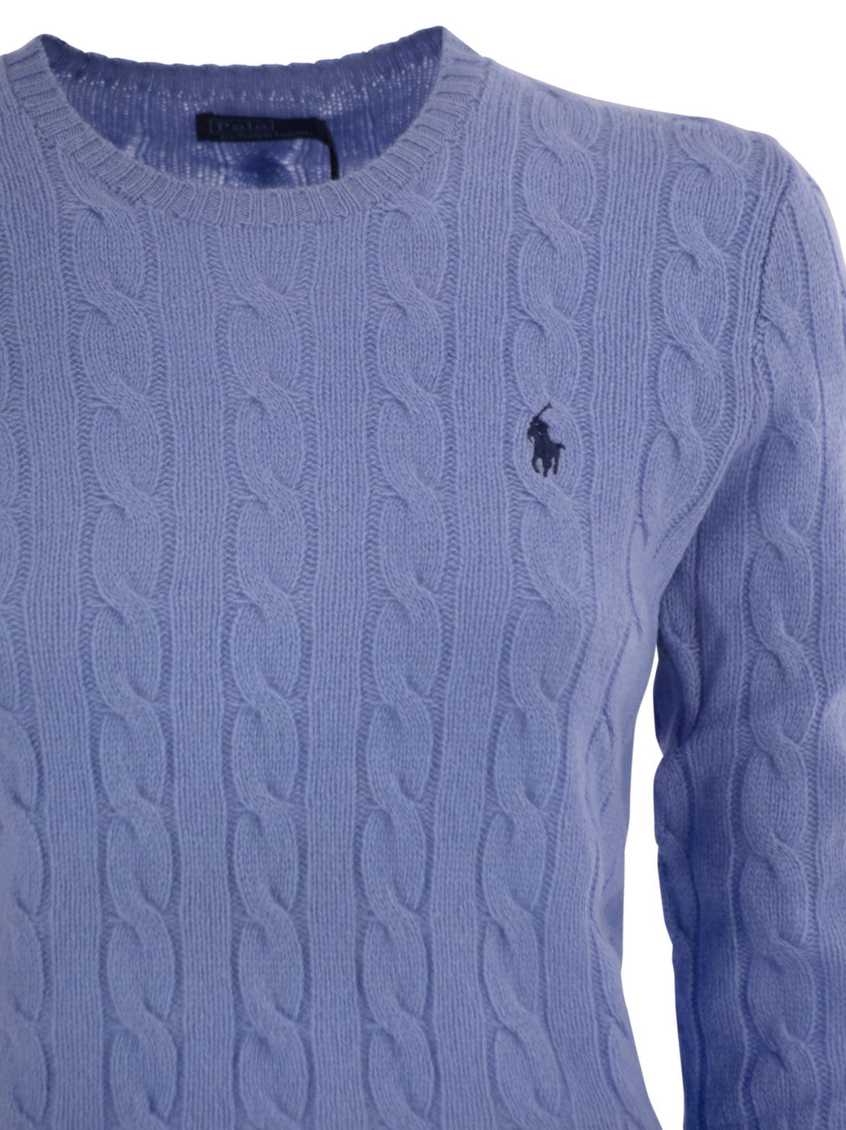 Polo ポロラルフローレンはウールとカシミアクルーネックを編みました - Image 5