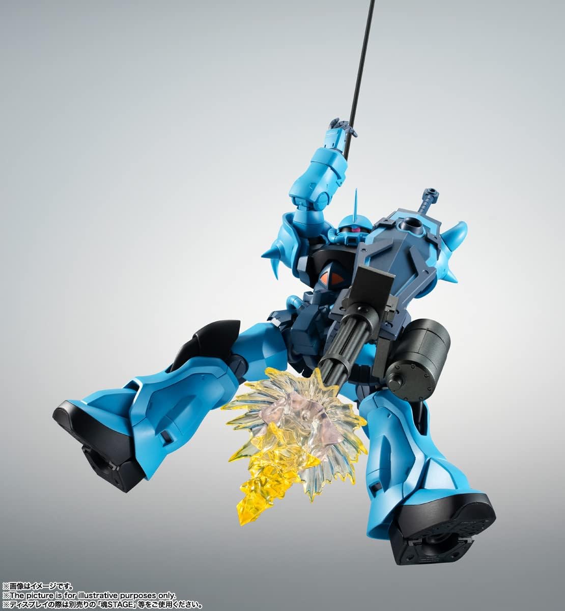 BANDAI SPIRITS BAS63455 ROBOT Spirits Mobile Suit Gundam 08th MS Platoon Side MS MS-07B-3 Gouf Custom Version, A.N.I.M.E. Approx. 4.9 inches (125 mm), PVC & ABS, Painted Action Figure