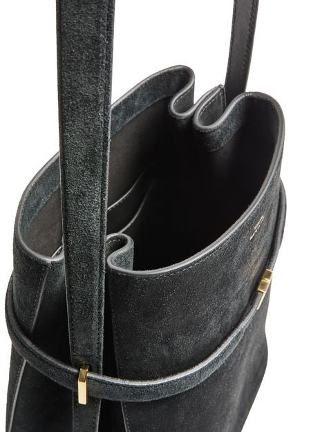 TOTEME Belted suede bucket bag - Image 5