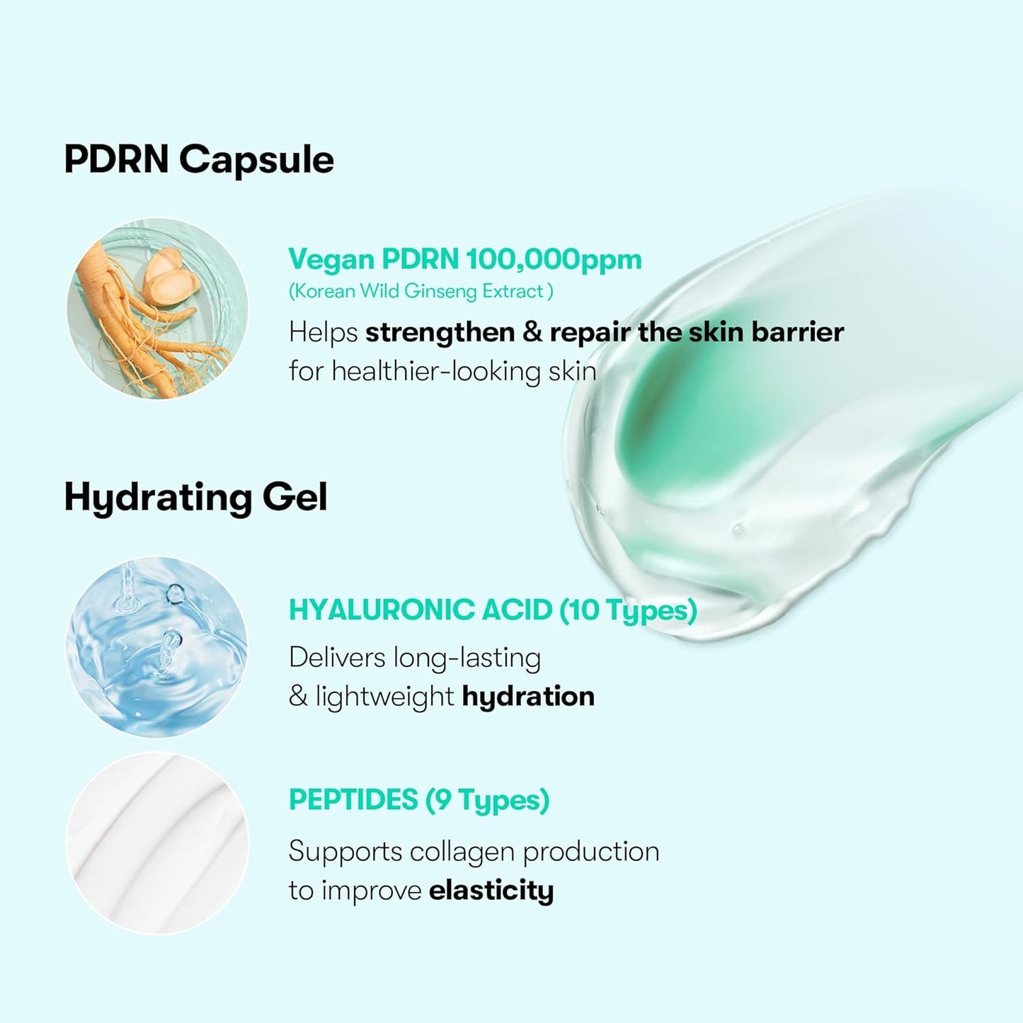 VT COSMETICS Crema en Cápsulas PDRN 100, Hidratante Facial con 100,000ppm de PDRN, Ácido Hialurónico, 9 Péptidos, Crema Nutritiva Reafirmante y Voluminizante, Cuidado de la Piel Coreana (473 ml)