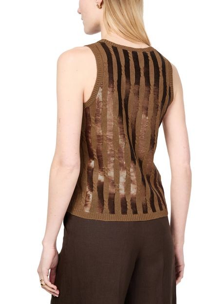 MAX MARA Golia スパンコール刺繍入り リネン ニット タンクトップ - Image 5