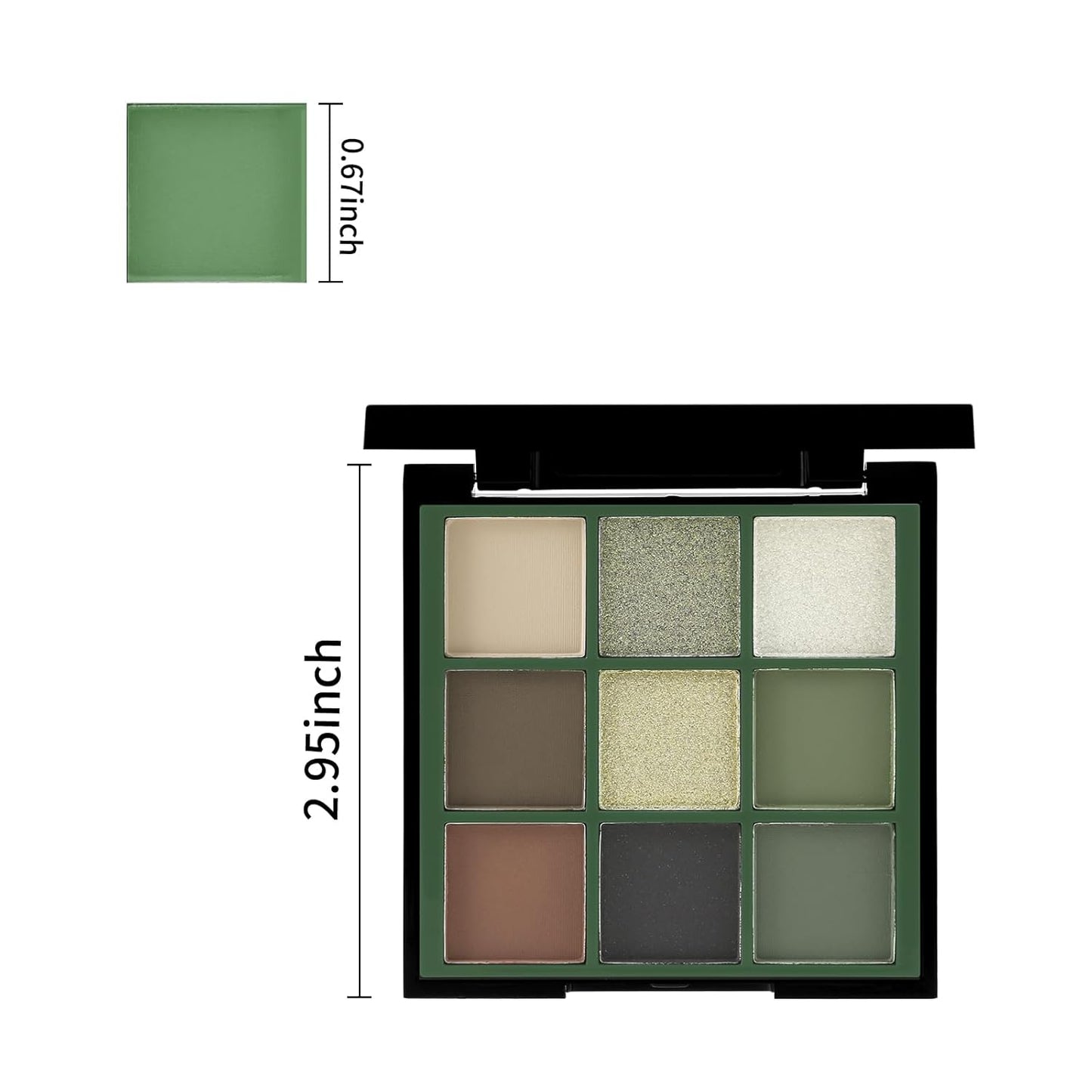 Boobeen Paleta de sombras de ojos nude – maquillaje mate y brillante, polvo de sombra de ojos cremoso altamente pigmentado, crea un aspecto de ojos neutro, larga duración, fácil de crear looks