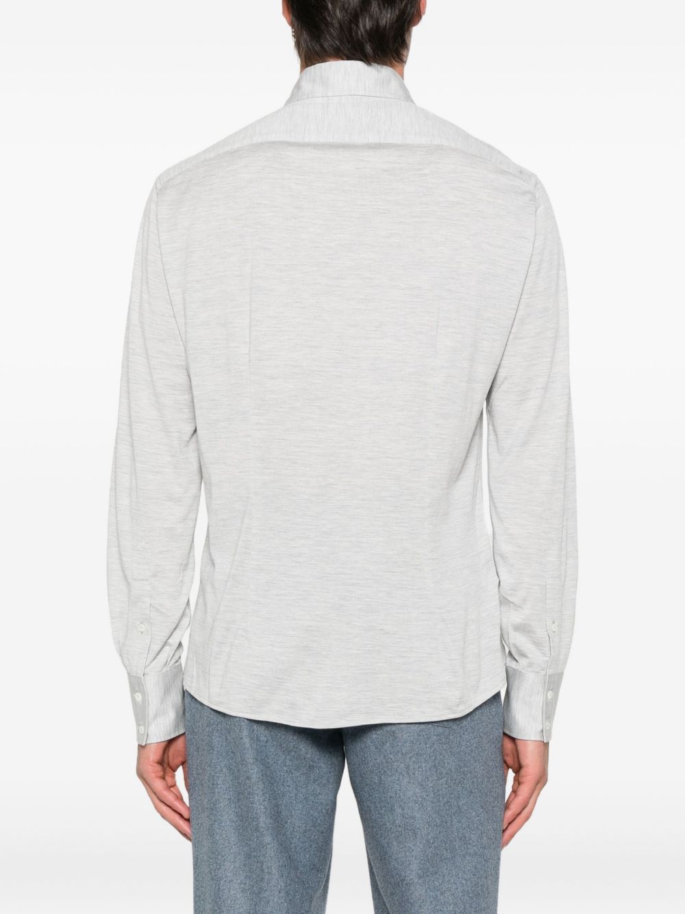 Brunello Brunello Cucinelli Silk And Cotton Blend Shirt - Image 5