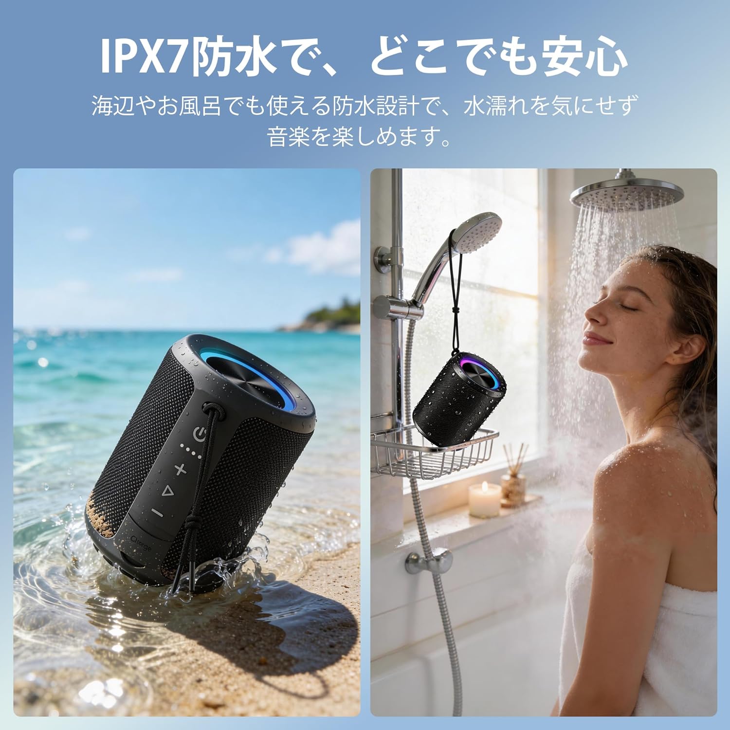 X2 Bluetooth Speaker, Small, Mini Wireless Speaker, Waterproof, Popular in Europe and America, Friendly for Beginners, Portable Speaker, 20W Output, TWS Compatible, 2.1 inches (53 mm) Driver