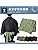 SAKIKU-EN Ready-to-Wear Men's Yukata Set of 4, Random Pattern, Tailored Yukata, Geta Clogs, Obi, Waist Straps, Easy, Gentleman's, Men's, Festivals, Events