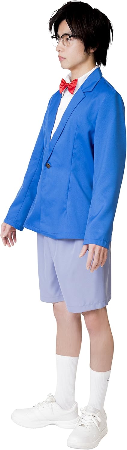 Clearstone (クリアストーン) Nari Chara Research Club Cosplay, Halloween, Obotchan Elementary School Student, Unisex, Blue