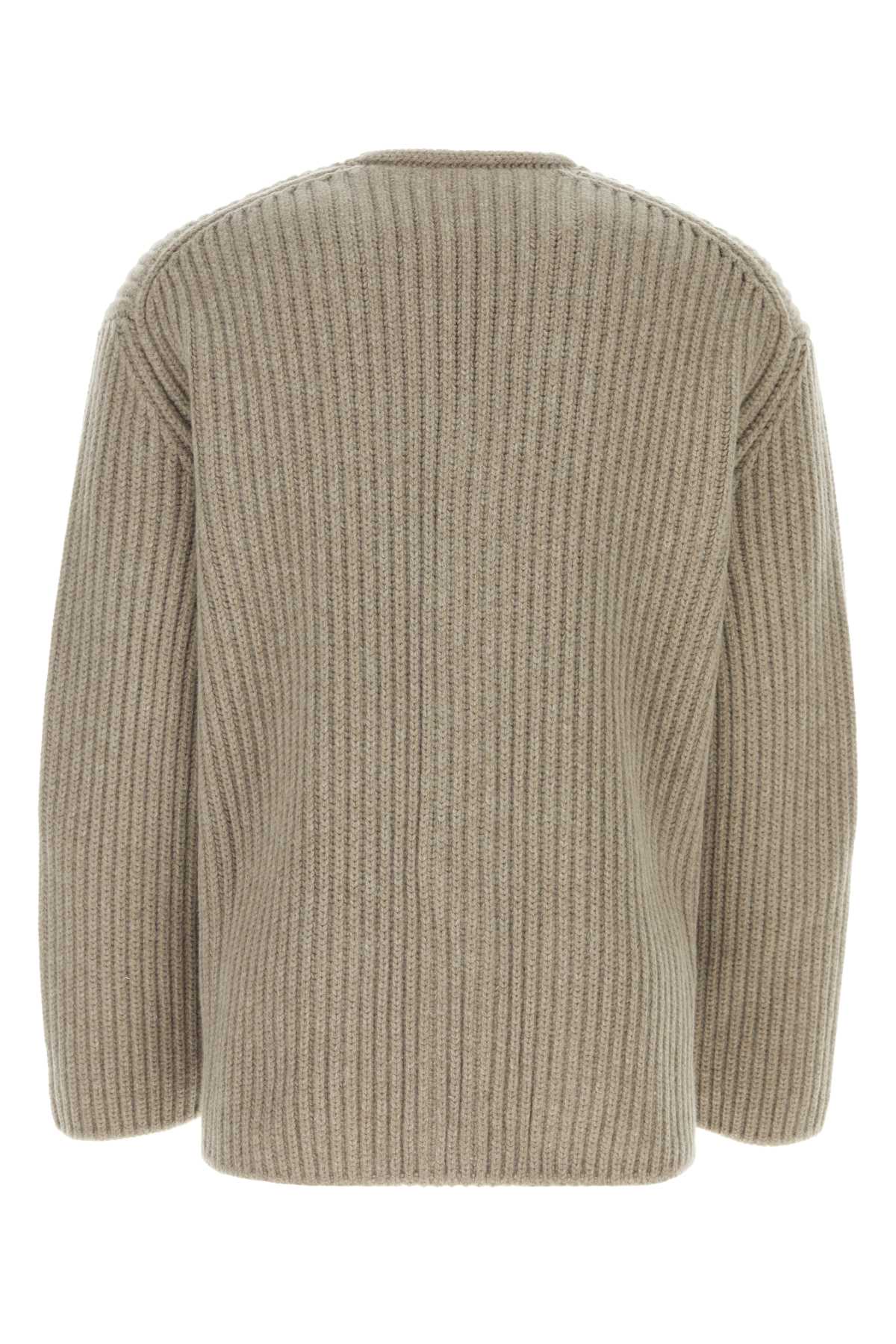 Bottega Bottega Veneta Cappuccino Wool Blend Cardigan - Image 5