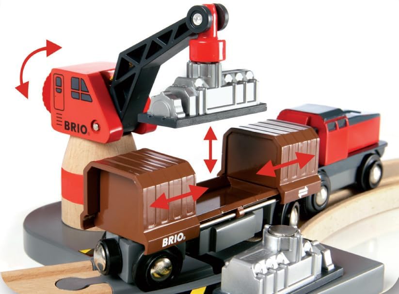 Brio 33052 Rail & Road Deluxe Set, Ages 3 and Up (Toy, Wooden Toy, Wooden Rail, Rail Set, Gift (Birthday/Christmas))