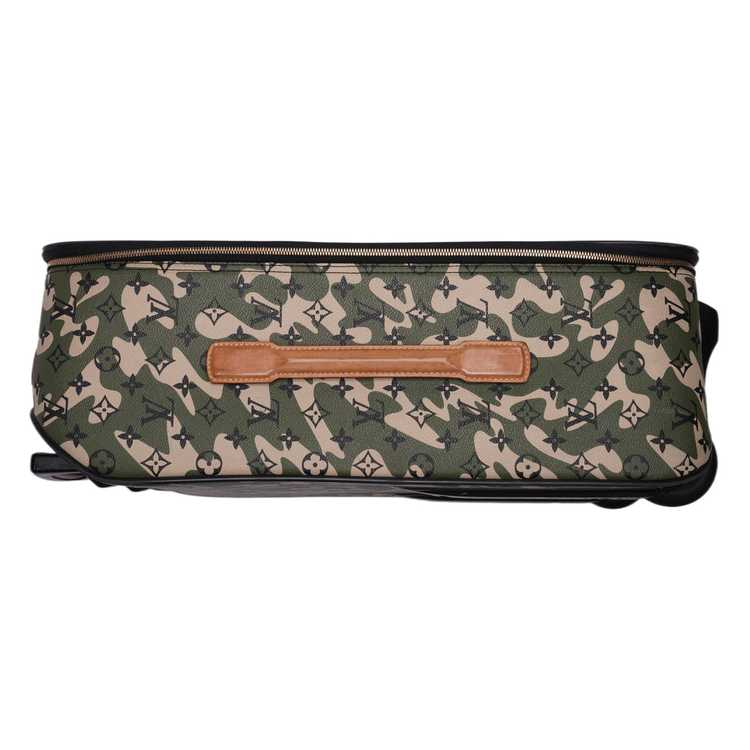 LOUIS VUITTON X TAKASHI MURAKAMI "MONOGRAMOUFLAGE" PEGASE 60 ROLLER SUITCASE