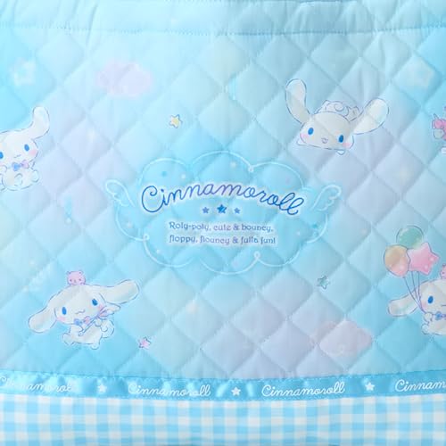 Sanrio Quilted Lesson Bag for Kids, Handbag, Okeko Bag with Loop, Name Space