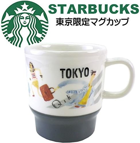 Starbucks Staba, Japan Limited, Tokyo Limited Mug, Renewed Design, People Crossing Sidewalks, Hustle and Hustle of Tokyo City Local Limited, Silver Mug, Ceramic