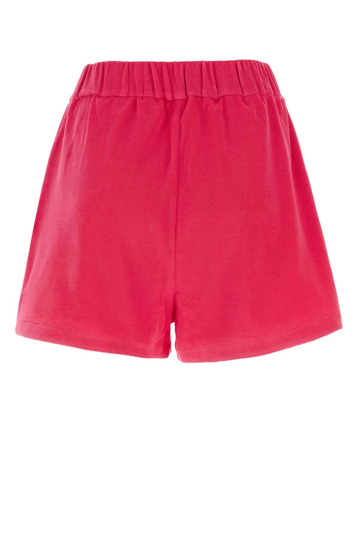 Moncler Moncler Fuchsia Chenille Shorts - Image 5