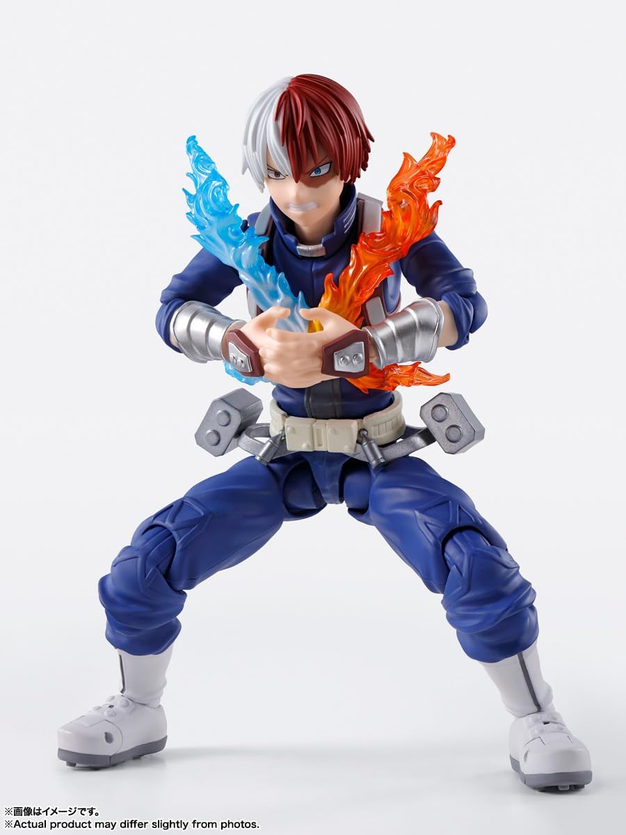 TAMASHII NATIONS S.H. Figuarts My Hero Academia Shoto Todoro, Approx. 5.9 inches (150 mm), PVC & ABS, Pre-painted Action Figure