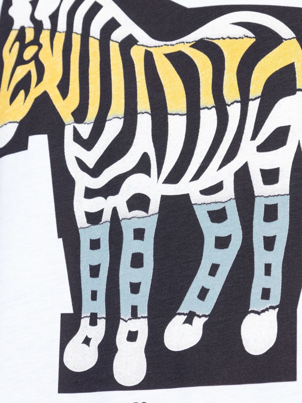 Paul PS By Paul Smith Zebra Print Cotton Tシャツ - Image 5