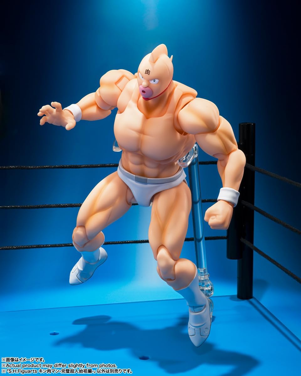BANDAI SPIRITS S.H. Figuarts Kinnikuman - Perfect Superman Progenitor Edition, Approx. 6.1 inches (155 mm), PVC & ABS Pre-painted Action Figure