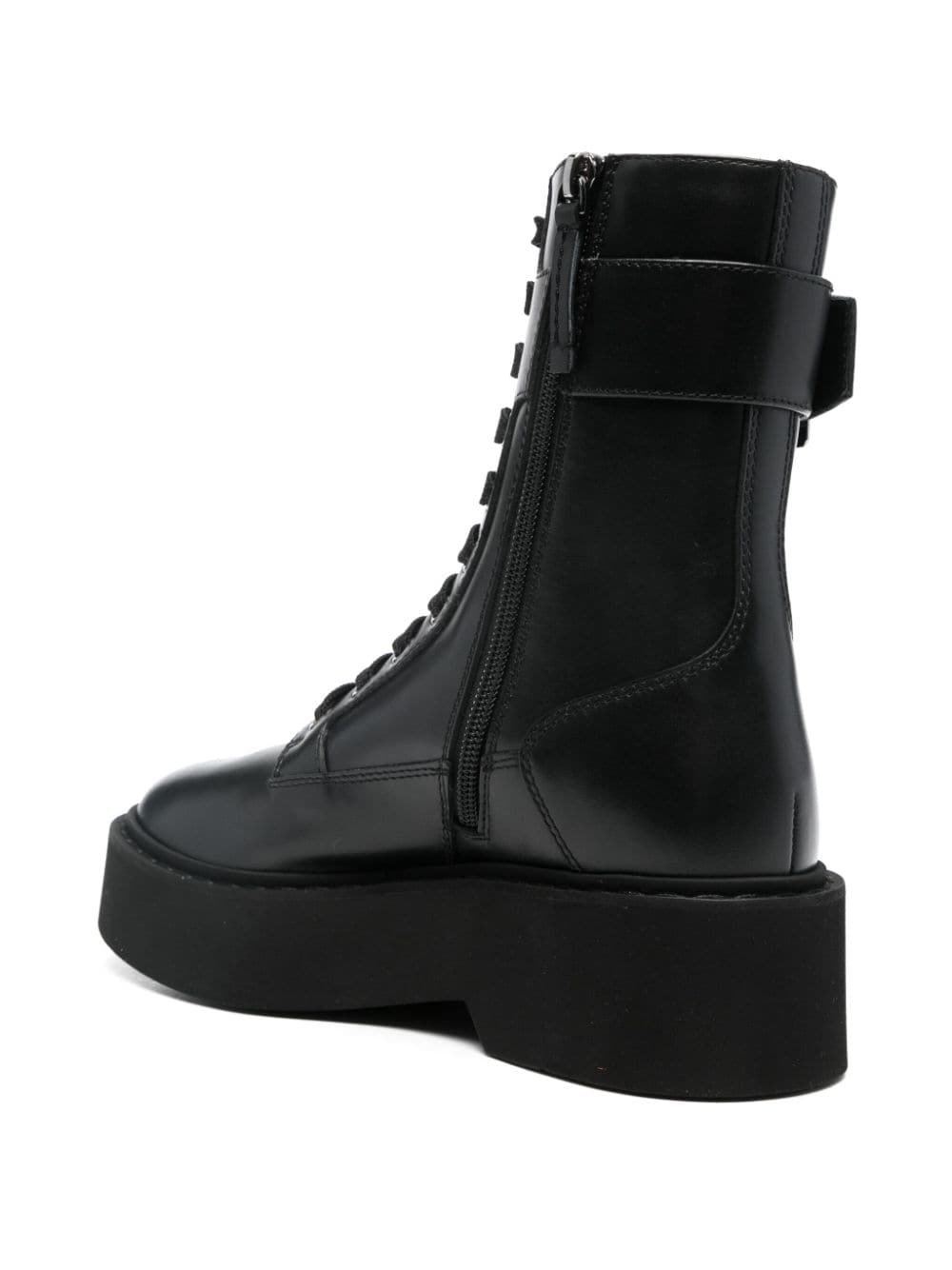 Roger Roger Vivier Viv Rangers Leather Boots - Image 5