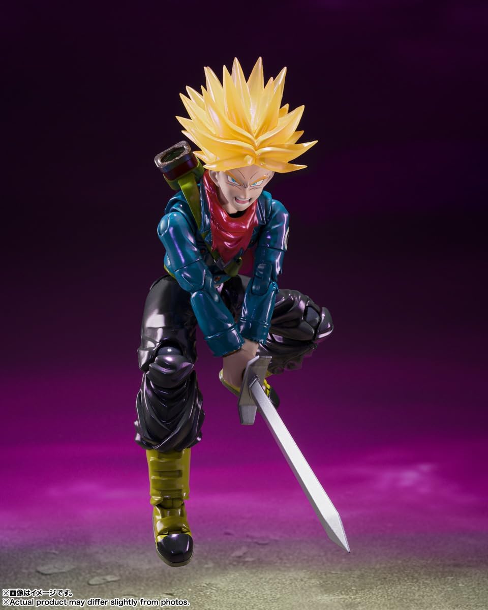 Bandai S.H. Figuarts SDCC 2024 Dragon Ball Super Future Trunks Super Saiyan Figure
