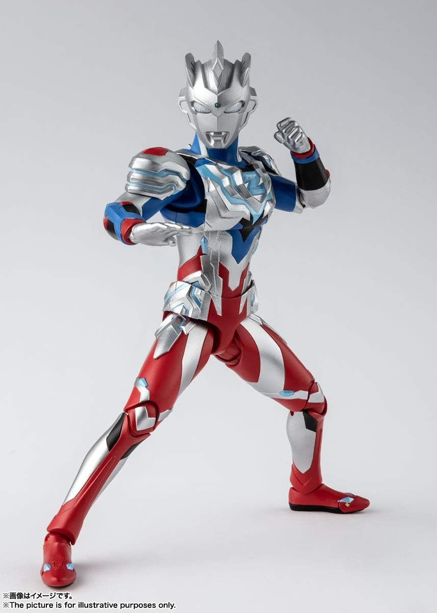 S.H. Figuarts Ultraman Zet Alpha Edge, Approx. 5.9 inches (150 mm), PVC & ABS, Pre-painted Action Figure