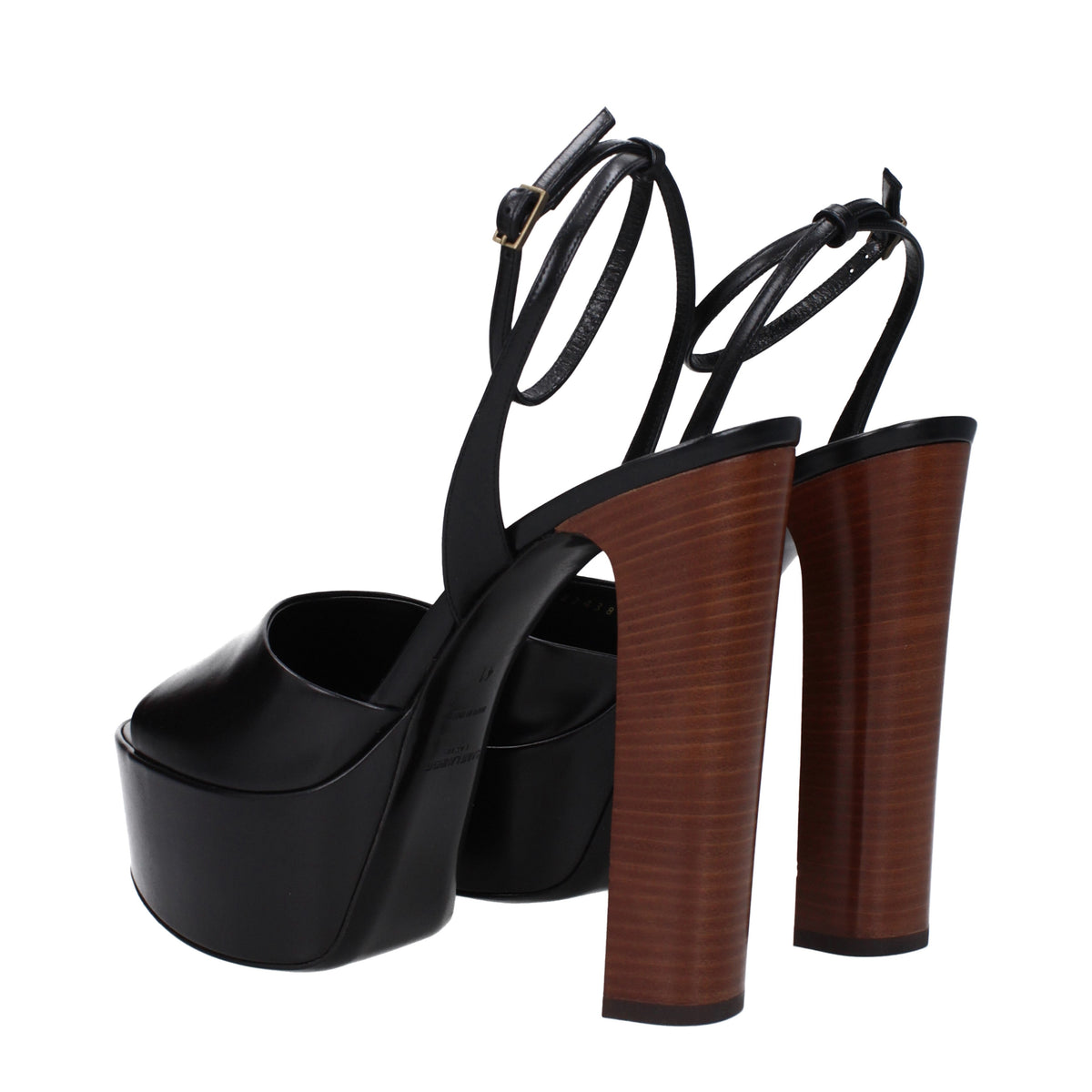 Saint セントローランサンダルジョディレザーブラック - Image 5