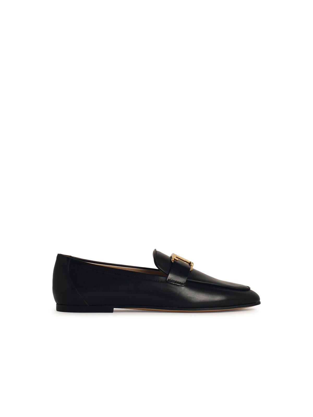 Tods トッド 'S ブラックリアローファー - Image 5