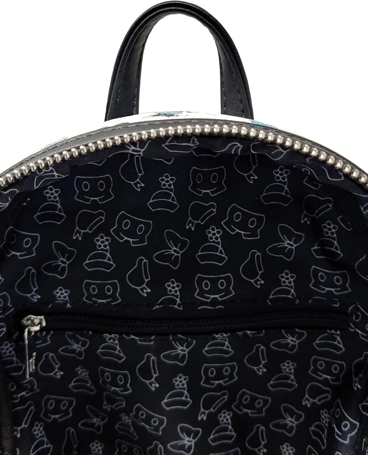 Loungefly Disney Mickey Minnie Mouse Donald Daisy Mini Mochila Bolso Blanco