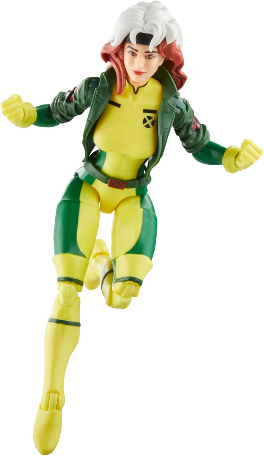 Hasbro Marvel Legends Series Marvel Rogue, X-Men '97 Collectible 6" (15cm) Action Figure, Marvel Legends Action Figure F6546 Authentic
