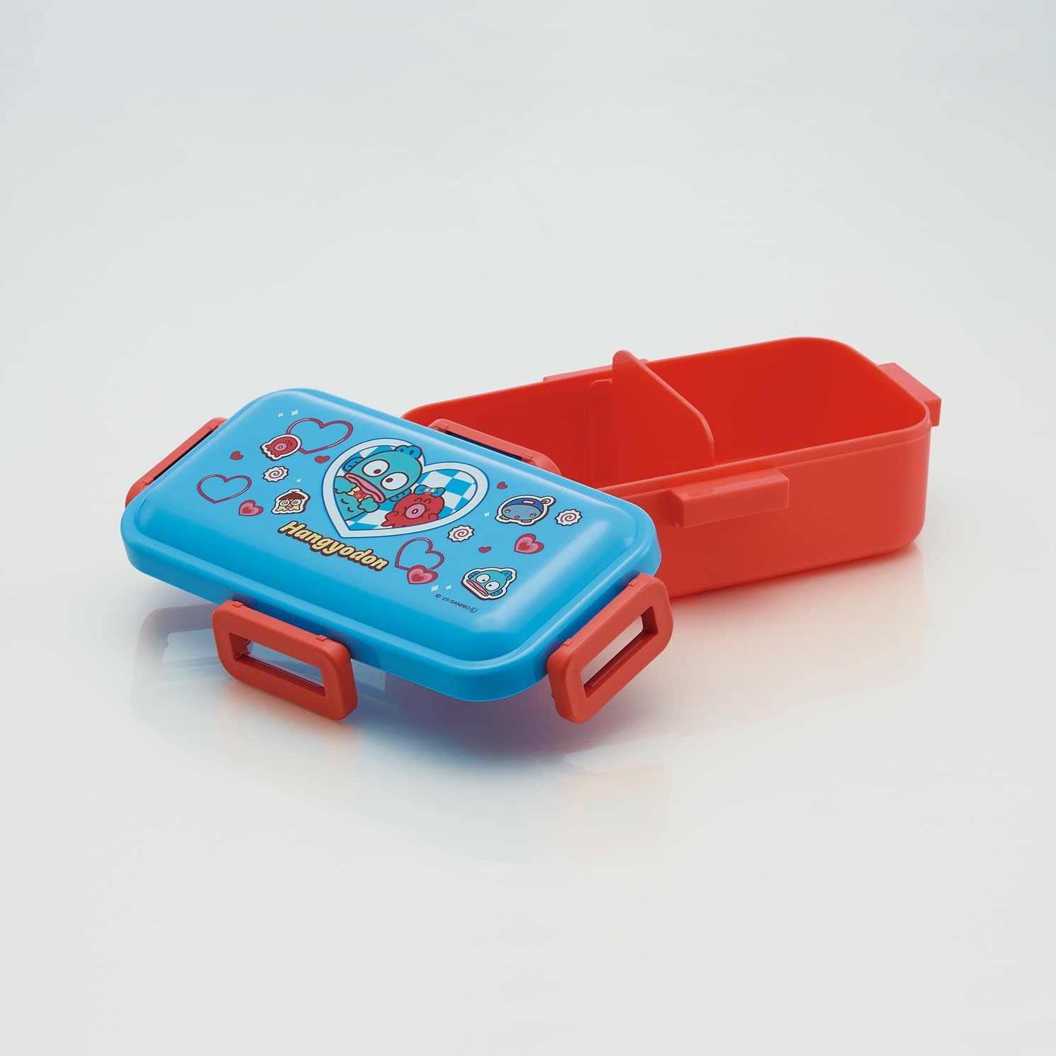 Skater PFLB6AG-A Bento Box, 17.9 fl oz (530 ml), 1-Tier, Women's, Made in Japan, 4-Point Lock, Lunchbox, Dishwasher Safe, Microwave Safe, Sanrio Hungyodon, Party