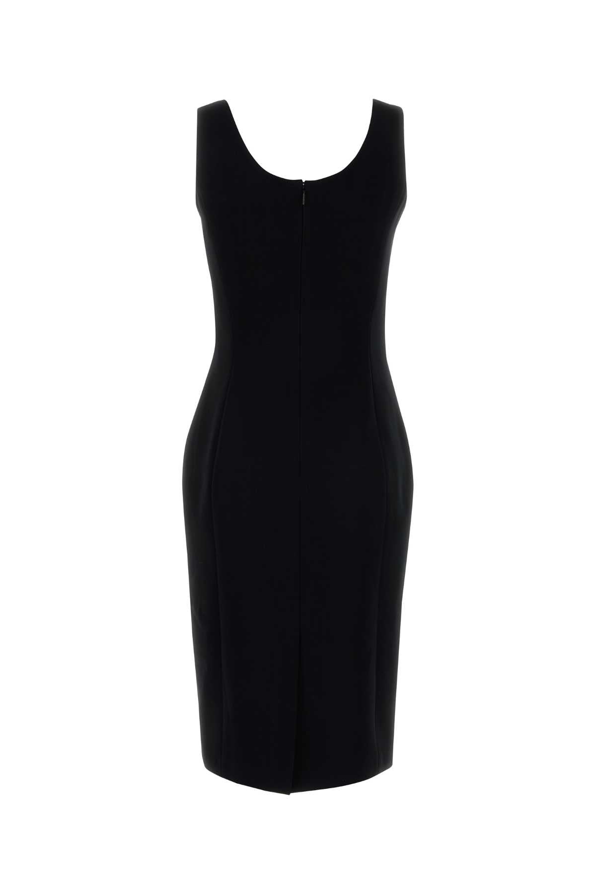 Versace ヴェルサーチブラックストレッチケディドレス - Image 5