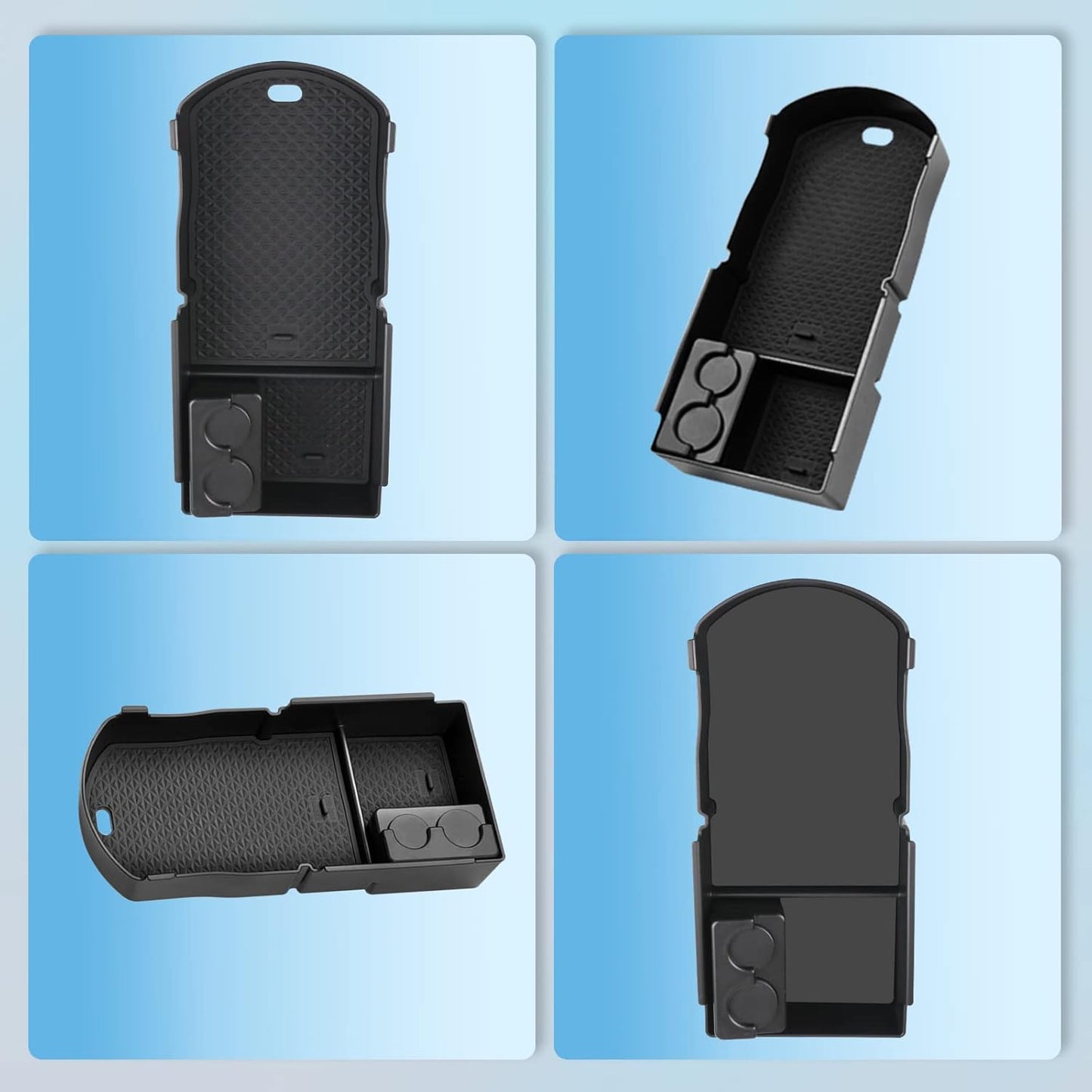 RUIYA Toyota Prius 30 Series Center Console Box Accessory Tray Prius 30 Center Console Tray Console Storage Box