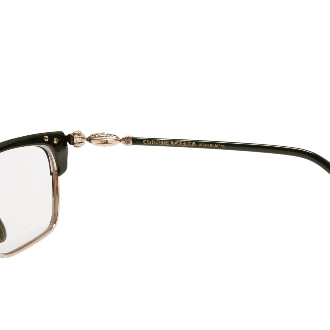 CHROME HEARTS 'NIPPLOPOLIS BLACK/GOLD' GLASSES