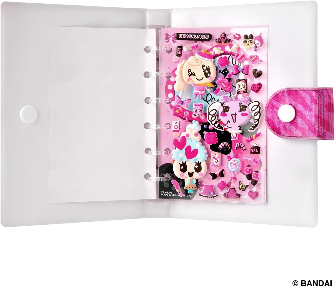Bandai Tamamori Sticker Book Set, Vivid Ver. For Ages 6 and up Tamagotchi