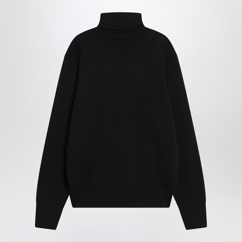 Ami Ami Paris Black Turtleneck Seater Ami De Coeur - Image 5