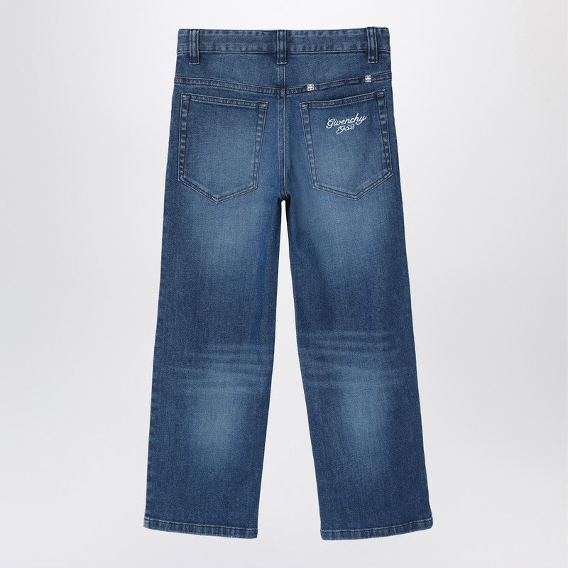 Givenchy Givenchy Blue Washed Effect Jeans - Image 5