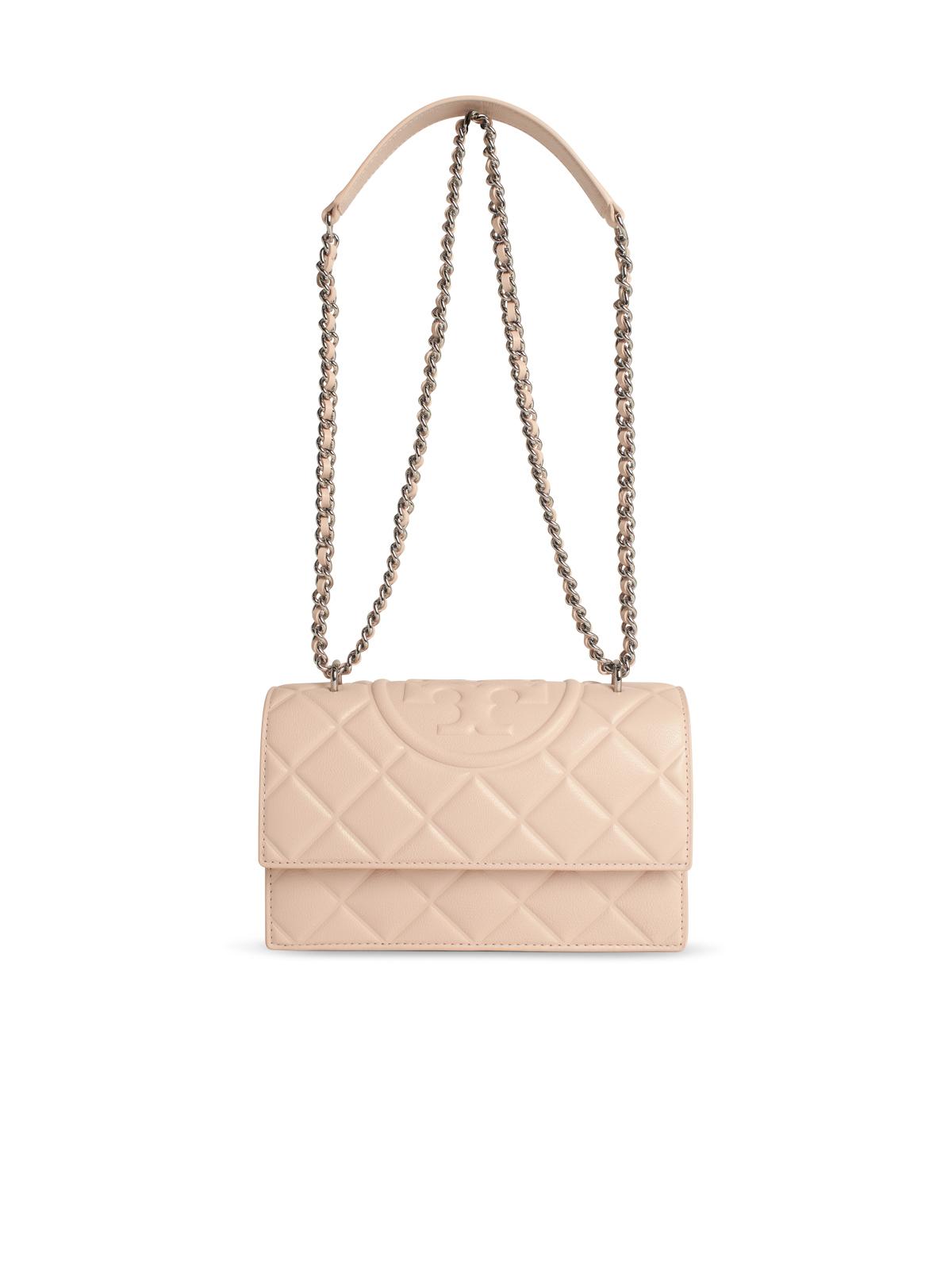 Tory Tory Burch 'Fleming' Small Pink Lear Crossbodyバッグ - Image 5