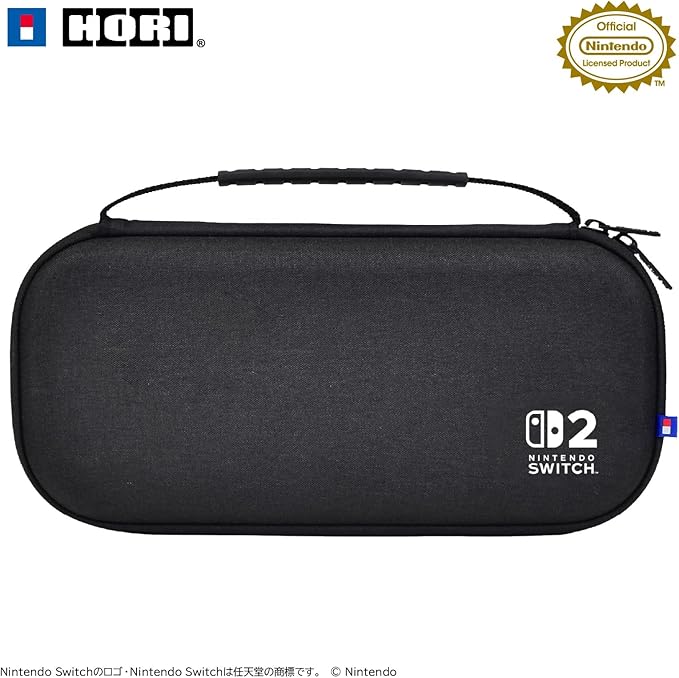 【任天堂ライセンス商品】スリムハードポーチ プラス for Nintendo Switch™ 2 ブラック【Switch2専用】