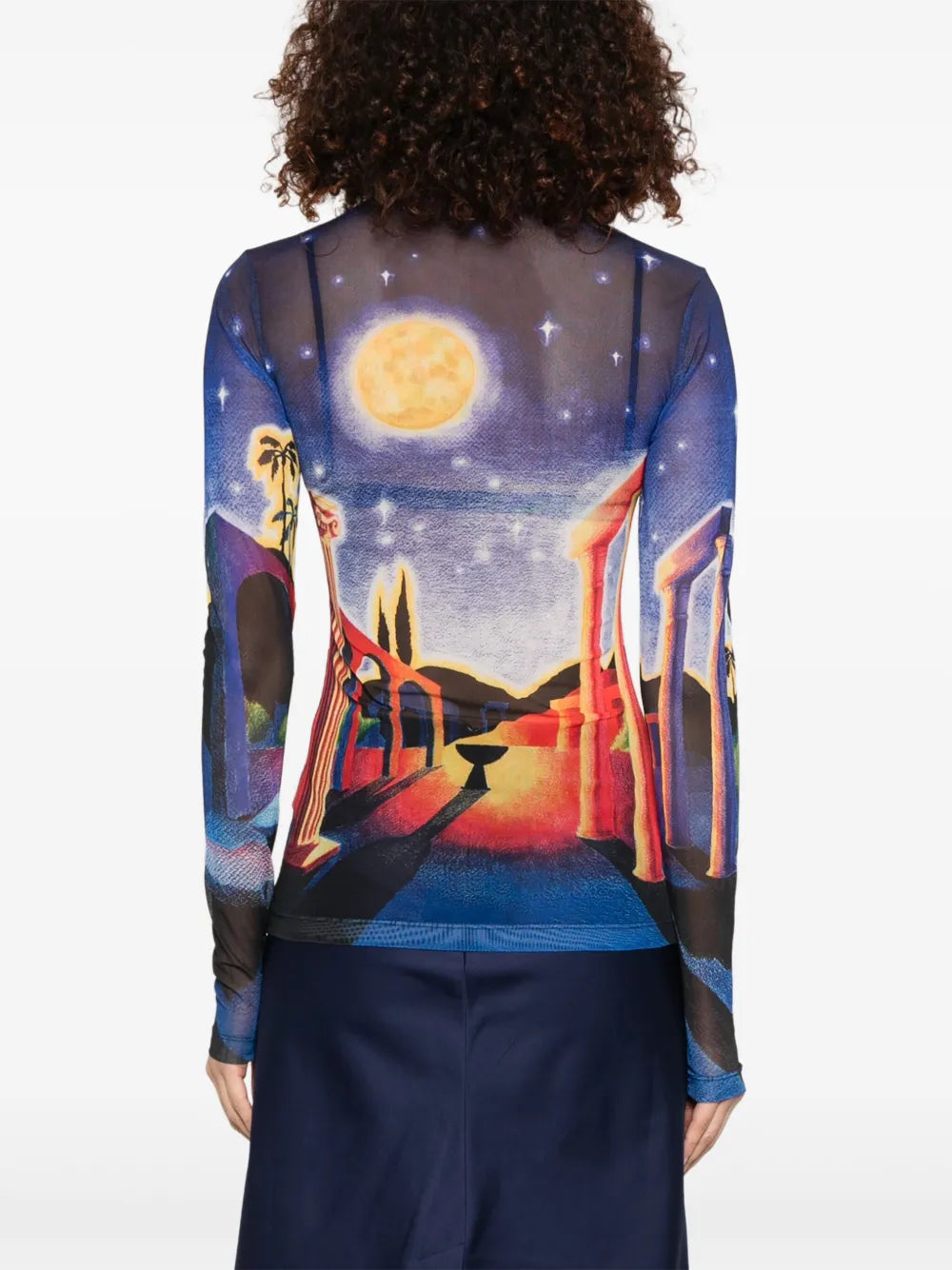 Casablanca プリント付きカサブランカTシャツ - Image 5