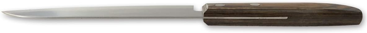 J-kitchens PNO.329227 Santoku Knife, Stainless Steel, Blue Paper Super Approx. 5.9 inches (15 cm), Matsuhara Knife, Made in Japan