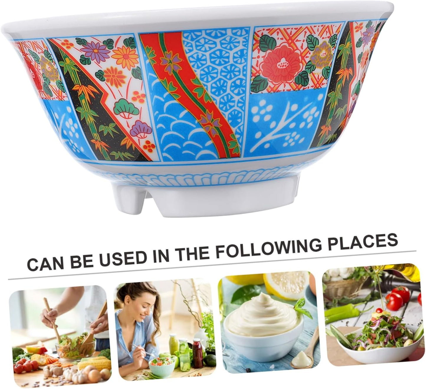FELTECHELECTR Ramen, Salad, Fruit, Cute, Ramen, Kitchen Soup, Bee, Melamine