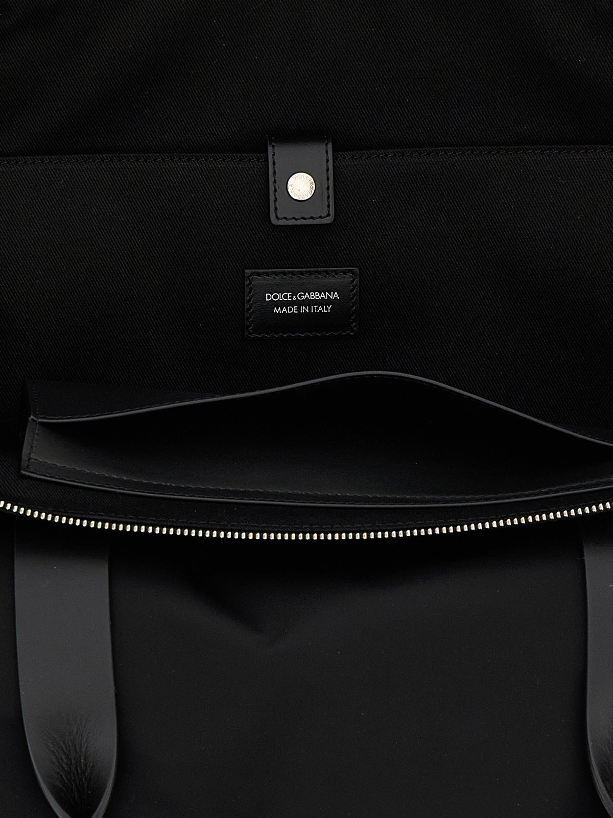 Dolce ドルチェ＆ガッバーナのメディアロゴパッチショッピングバッグ - Image 5