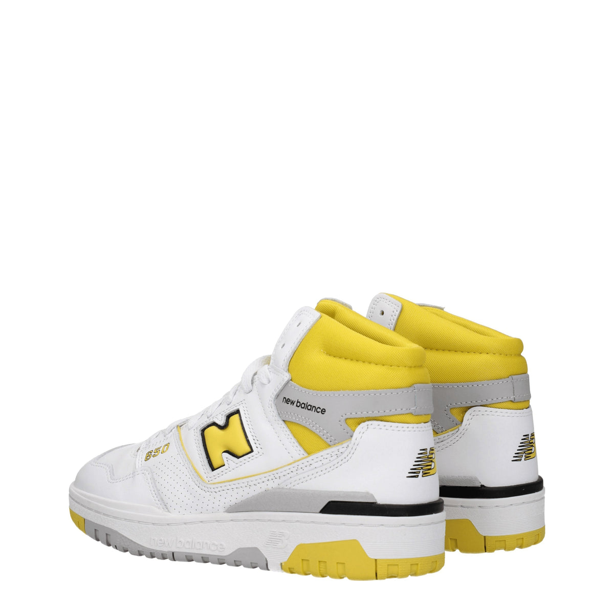 Designer Brand ニューバランススニーカー650マンスキンホワイト/イエロー - Image 5