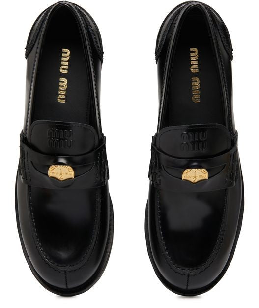 MIU MIU レザーモカシン - Image 5